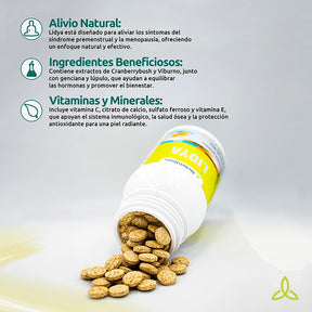 Food supplement with antioxidants, vitamins and minerals, Lidya, 60 tabl