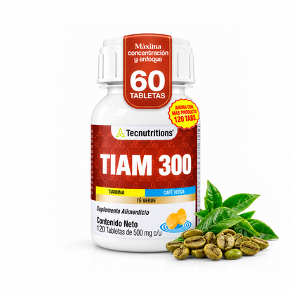 Food supplement with vitamins, minerals and antioxidants, Tiam 300, 60 tabl