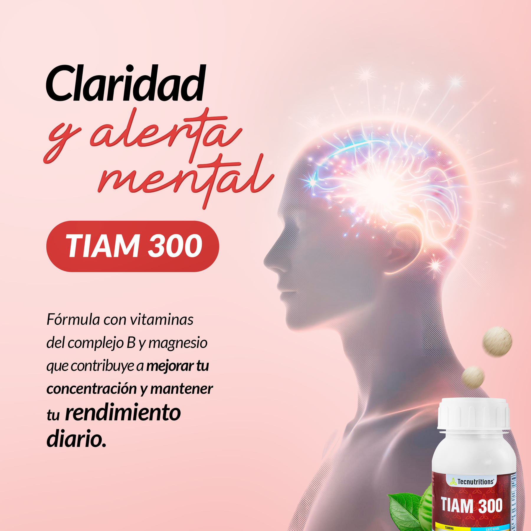 Food supplement with vitamins, minerals and antioxidants, Tiam 300, 60 tabl