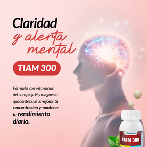 Food supplement with vitamins, minerals and antioxidants, Tiam 300, 60 tabl