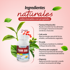 Food supplement with vitamins, minerals and antioxidants, Tiam 300, 60 tabl
