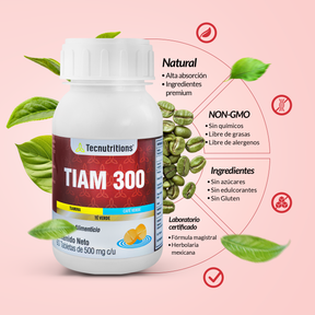 Food supplement with vitamins, minerals and antioxidants, Tiam 300, 60 tabl