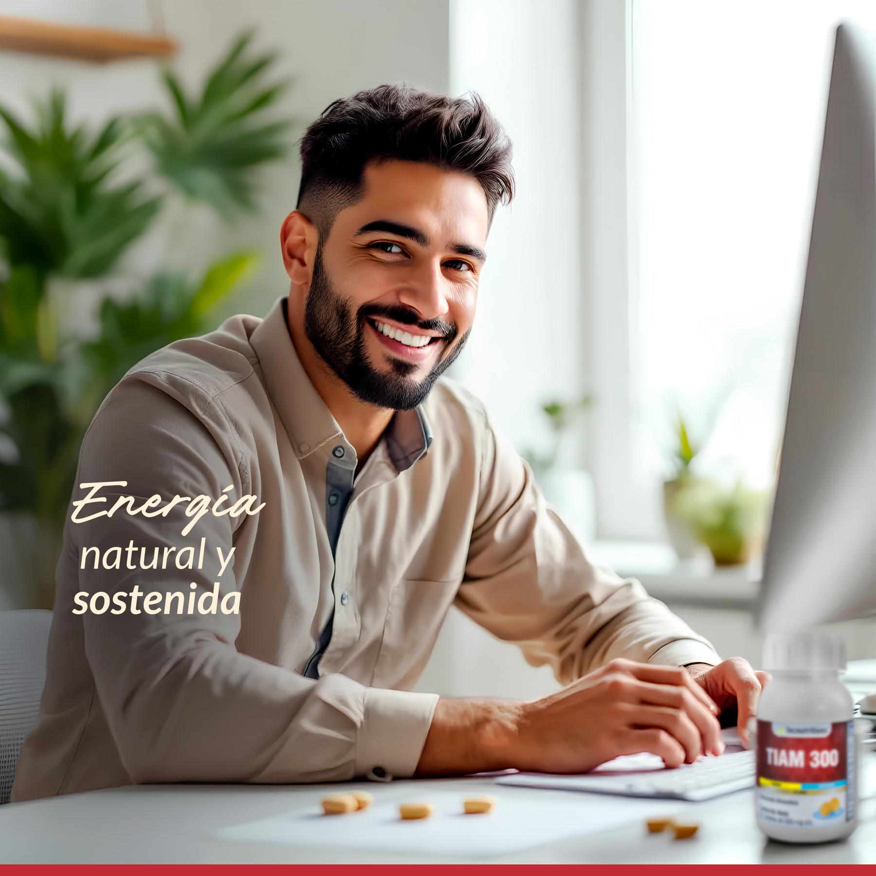 Food supplement with vitamins, minerals and antioxidants, Tiam 300, 60 tabl