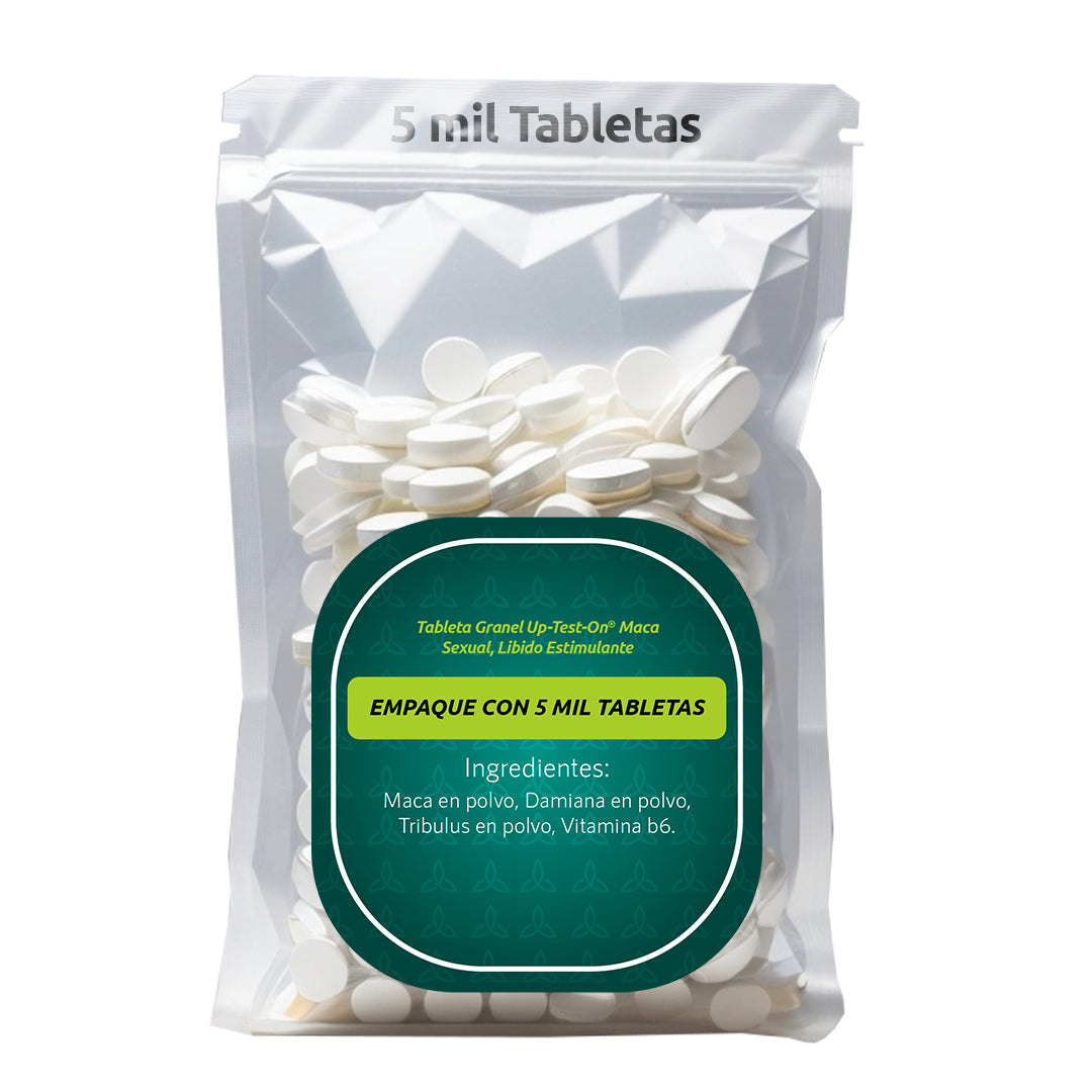 Tableta Granel Up-test-on® Maca Sexual, Libido Estimulante