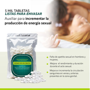 Tableta Granel Up-test-on® Maca Sexual, Libido Estimulante