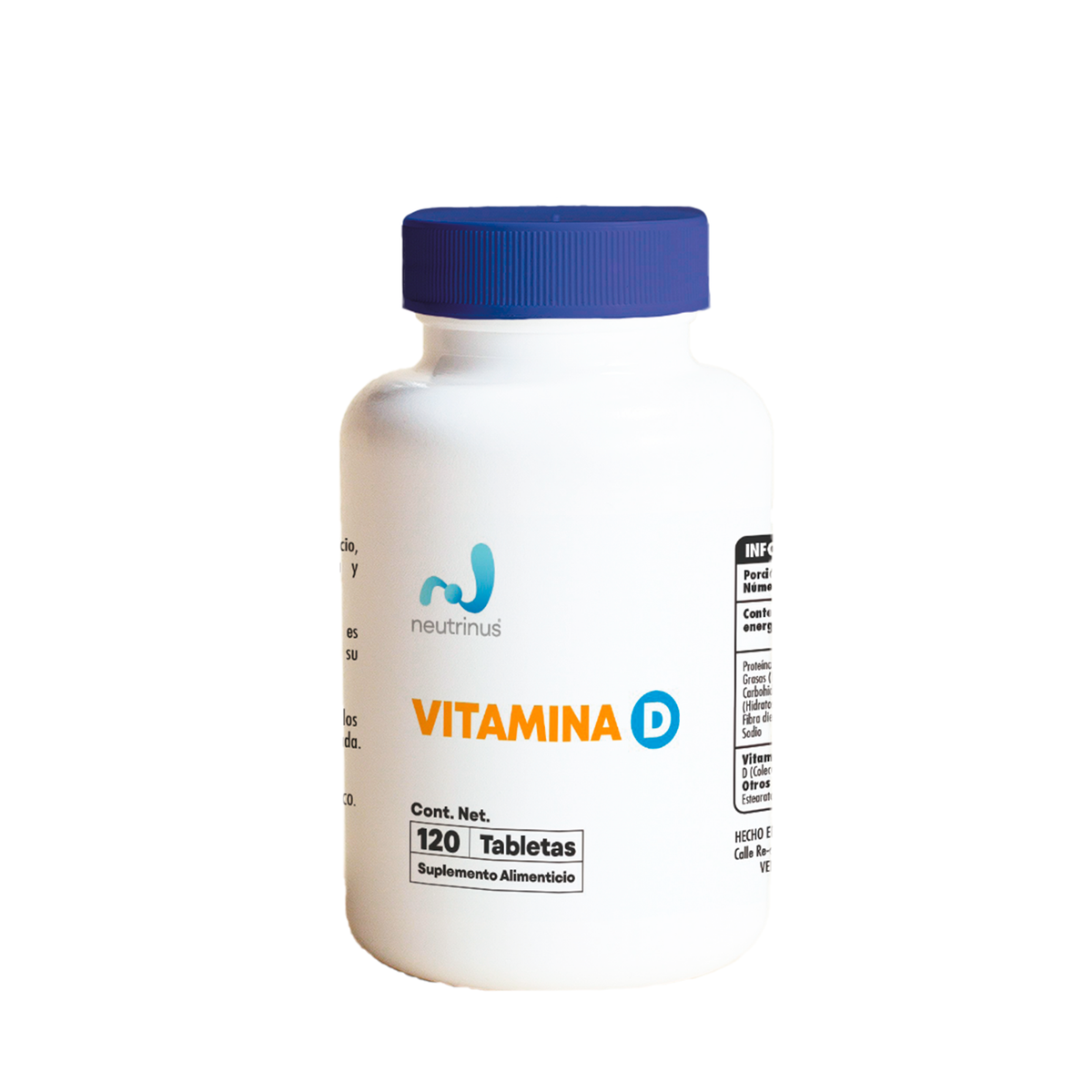 Vitamina D – Defensas y Salud Ósea | Neutrinus Plus 120 Tabletas