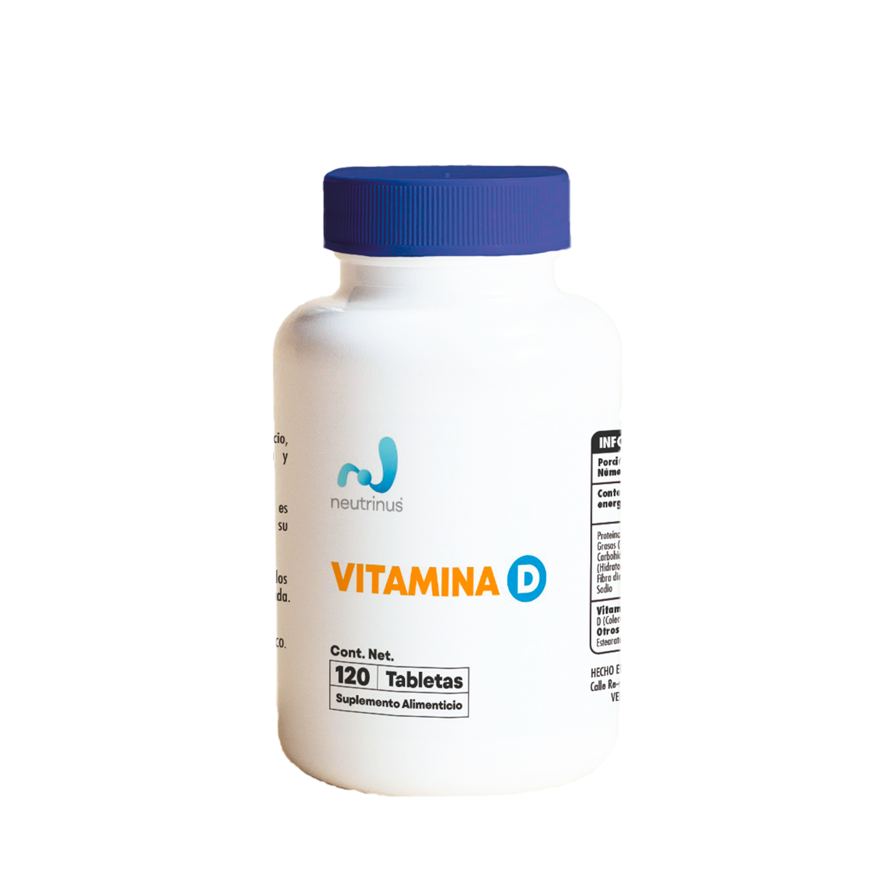 Vitamina D – Defensas y Salud Ósea | Neutrinus Plus 120 Tabletas