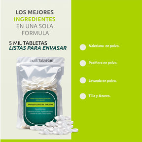 Tableta Granel Valeriana Dormir Bien, Sueño Reparador