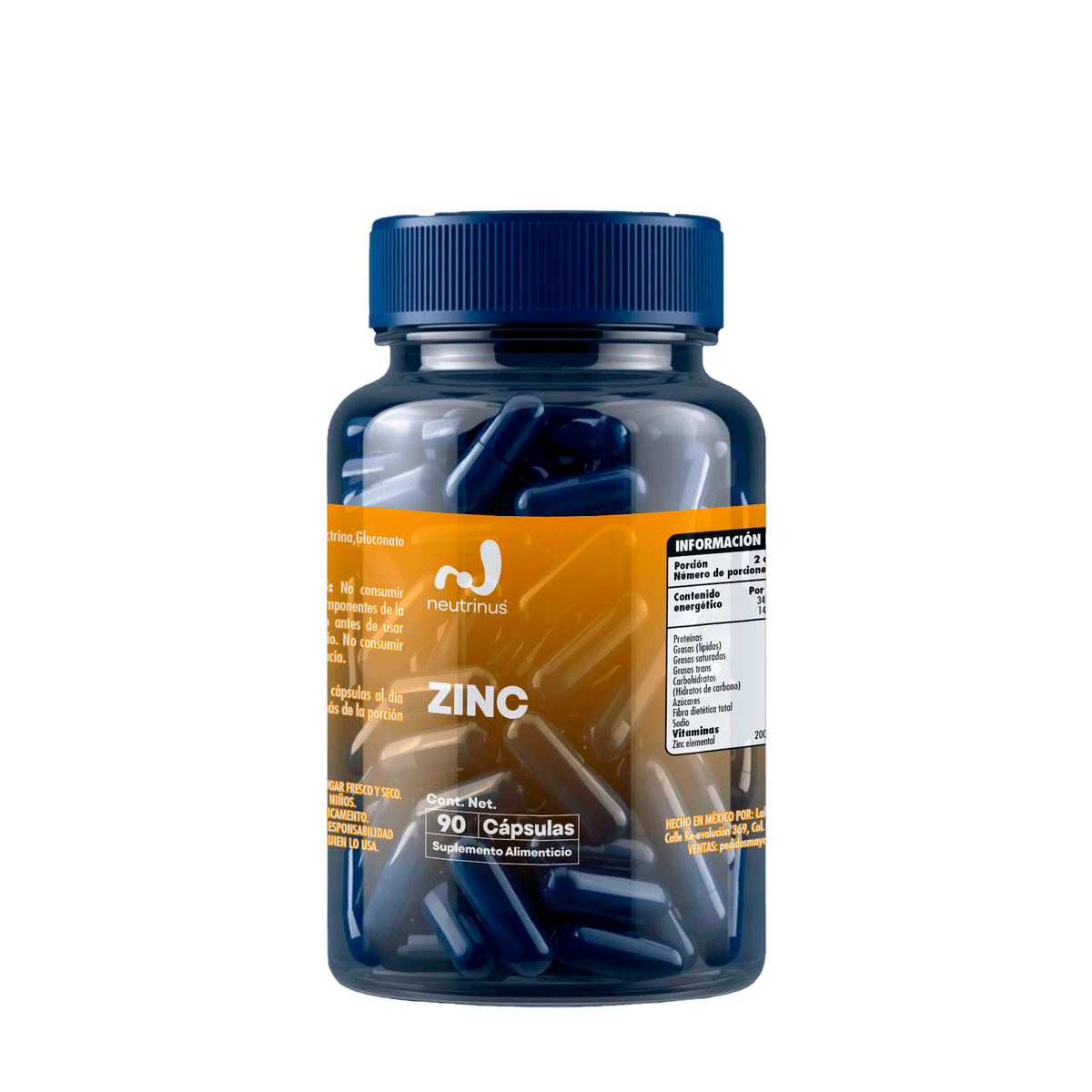Zinc – Defensas y Sistema Inmune | Neutrinus Plus 90 Cápsulas