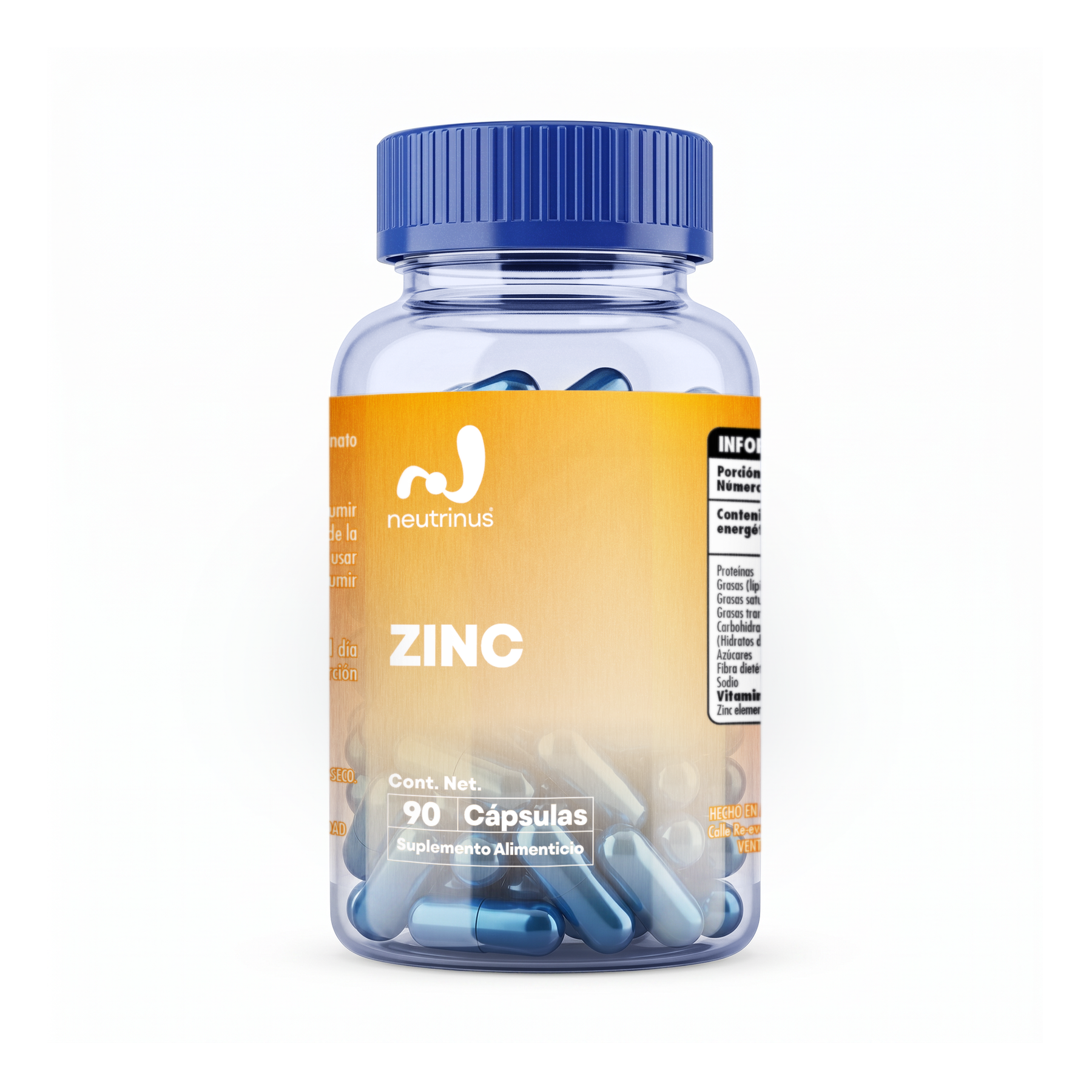 Zinc – Defensas y Sistema Inmune | Neutrinus Plus 90 Cápsulas