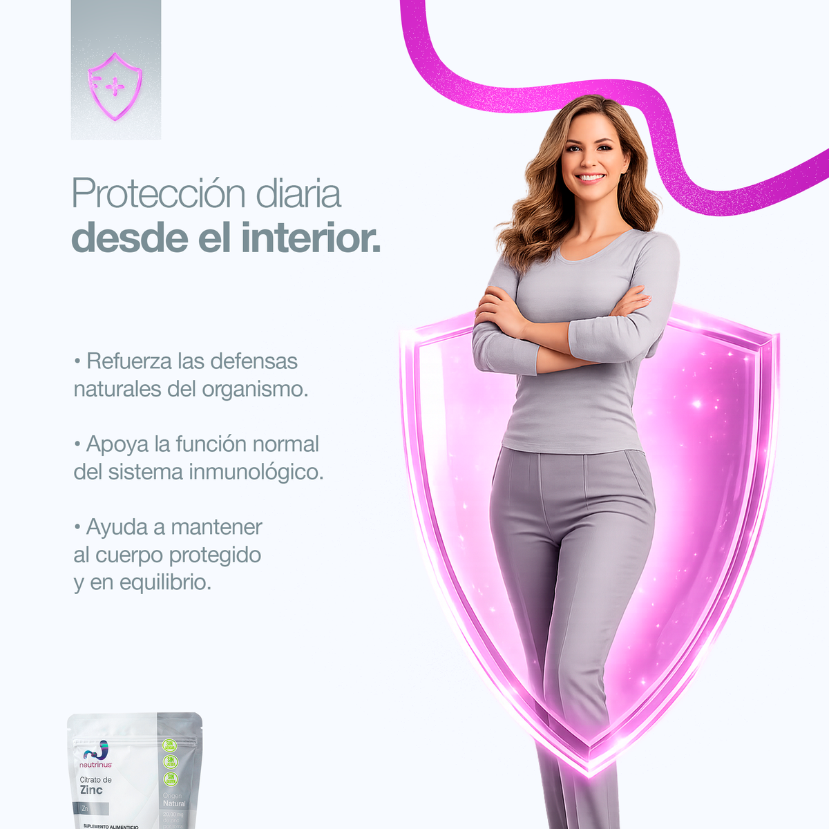 Citrato de Zinc Sabor  Mora