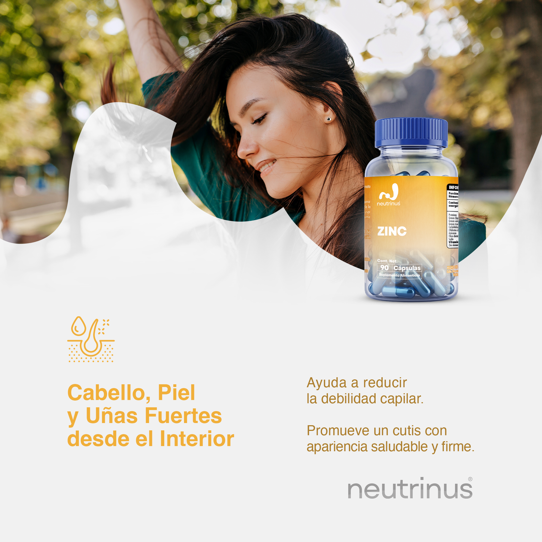 Zinc – Defensas y Sistema Inmune | Neutrinus Plus 90 Cápsulas