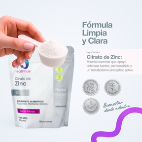 Citrato de Zinc Sabor  Mora