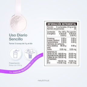 Citrato de Zinc Sabor  Mora