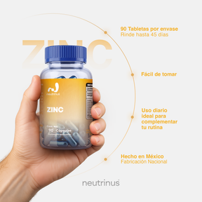 Zinc – Defensas y Sistema Inmune | Neutrinus Plus 90 Cápsulas