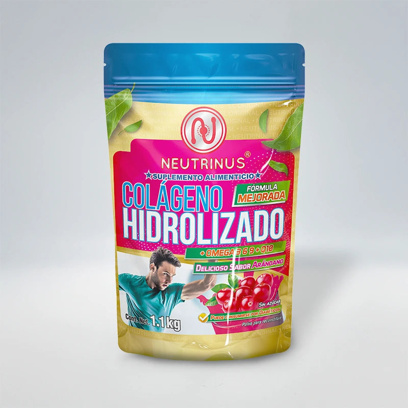 Colágeno Hidrolizado Más Omegas Sabor Arándanos