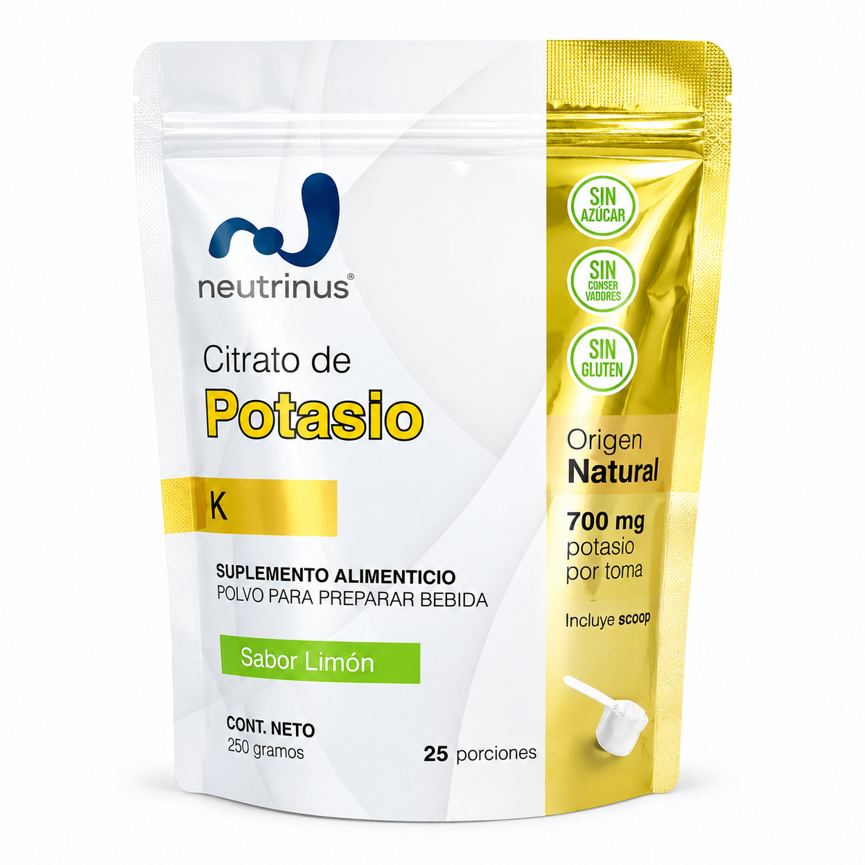 Citrato de Potasio Sabor Limon