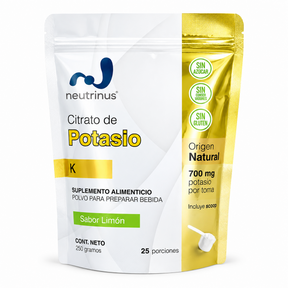 Citrato de Potasio Sabor Limon