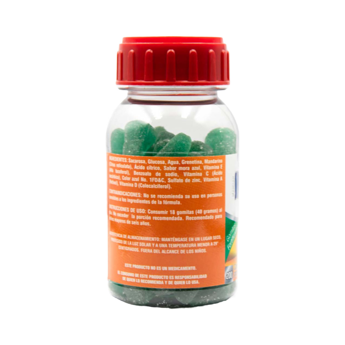 Gummies for adolescents and adults with vitamins and minerals, Mandarinmuny, 200 gr