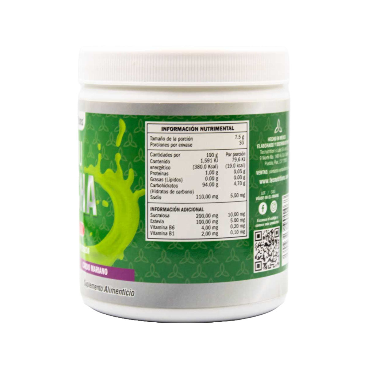 Matcha with protein and amino acids, Tecnu Matcha, 225 gr