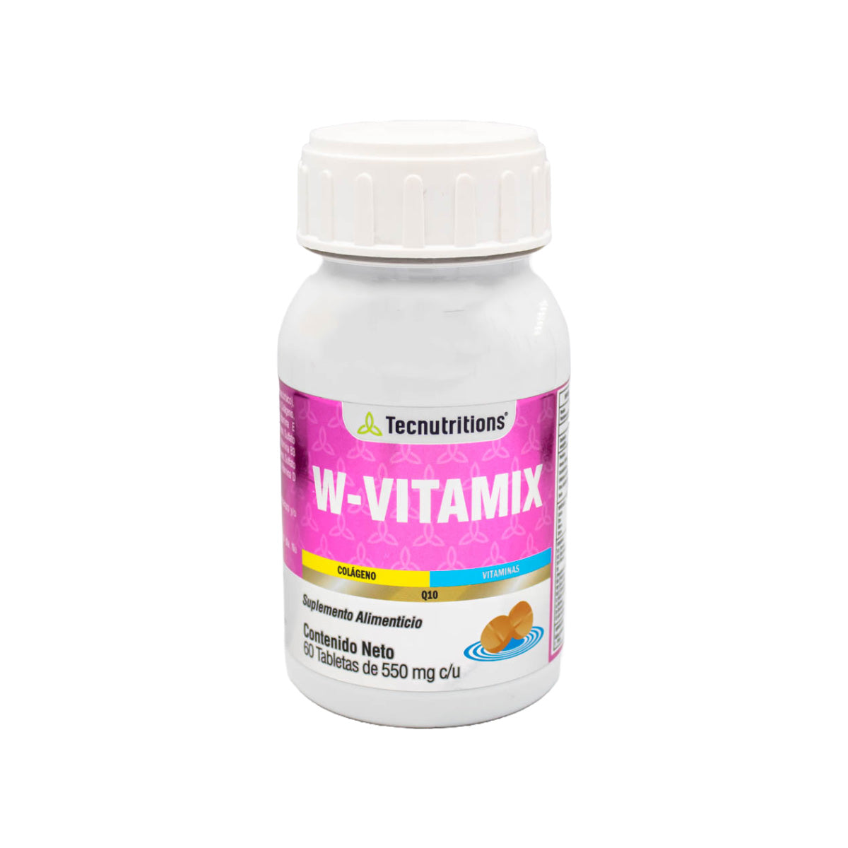 Multivitamin dietary supplement with amino acids, antioxidants and protein, W-Vitamix, 60 tabl
